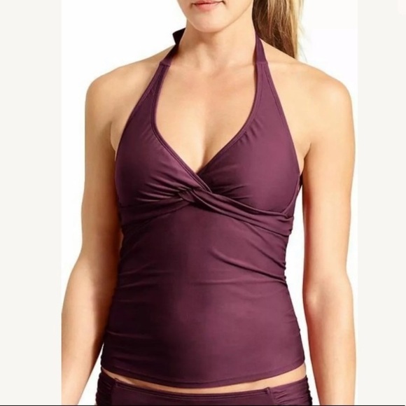Athleta  WILD BLOOM Tara Halter Tankini Swim - Picture 1 of 5
